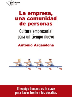 cover image of La empresa, una comunidad de personas